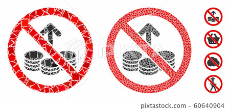 No investing Mosaic Icon of Humpy Elements No investing Mosaic Icon of Humpy Elements 60640904