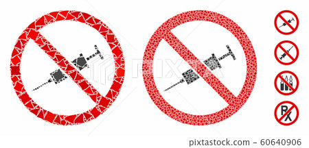 No injection Mosaic Icon of Trembly Elements No injection Mosaic Icon of Trembly Elements 60640906
