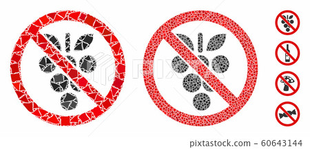 No grapes Mosaic Icon of Trembly Items No grapes Mosaic Icon of Trembly Items 60643144