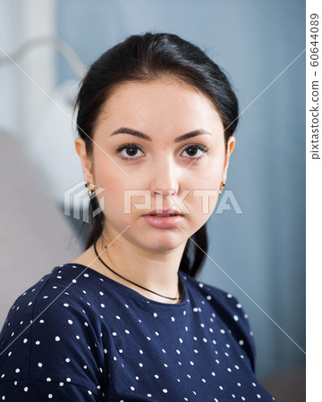 Portrait of young brunette Portrait of young brunette 60644089