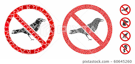 No crow Mosaic Icon of Abrupt Items No crow Mosaic Icon of Abrupt Items 60645260