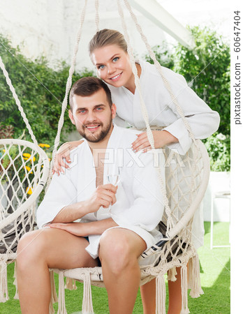 couple relaxing in spa hotel couple relaxing in spa hotel 60647404