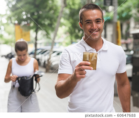 Street robbery holding woman purse 60647688