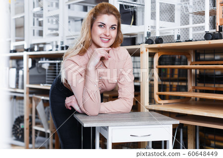 Portrait of woman in store Portrait of woman in store 60648449
