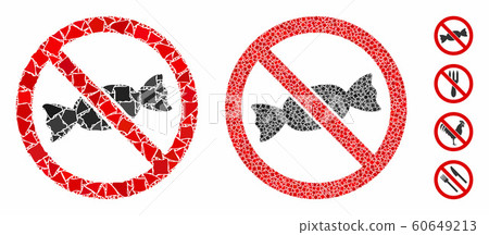 No candy Mosaic Icon of Abrupt Parts No candy Mosaic Icon of Abrupt Parts 60649213