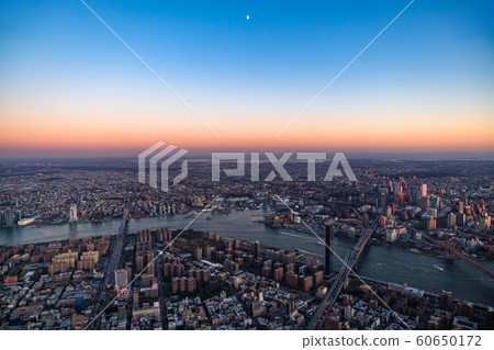 《New York》Manhattan downtown residential area 《Aerial photography》 60650172