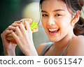 女性生活方式飲食 60651547