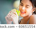 女性生活方式飲食 60651554