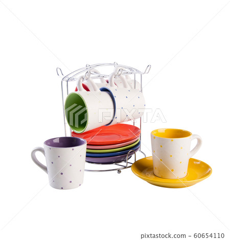 cup or ceramic mug set on the background new. 60654110