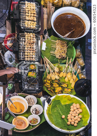 Floating Market Sweet dessert Banana Street food Floating Market Sweet dessert Banana Street food 60654323