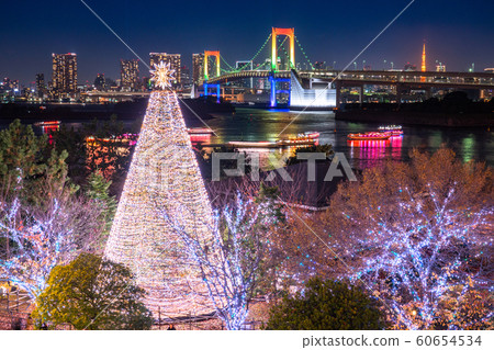 台場的“東京”夜景和約會地點 台場的“東京”夜景和約會地點 60654534