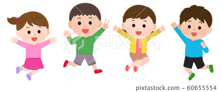 Kids Jump Royalty Free SVG, Cliparts, Vectors, and Stock Illustration.  Image 31122478.