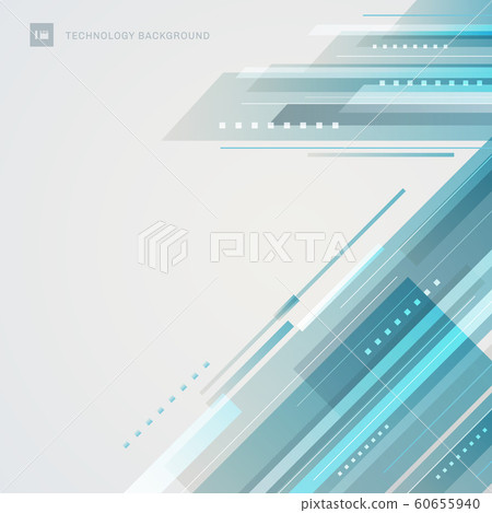 Abstract technology futuristic style blue Abstract technology futuristic style blue 60655940