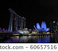 Marina Bay Sands at night in Singapore 60657516