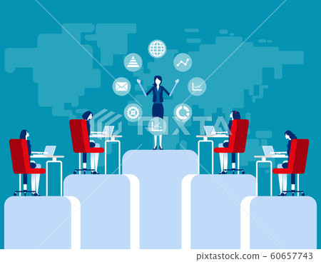 Business learning at professional. Concept 60657743