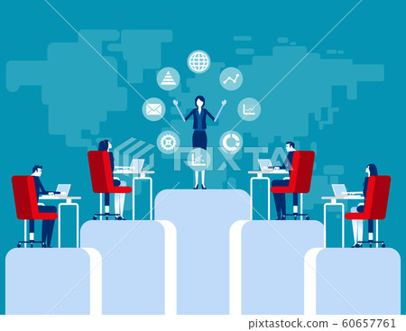 Business learning at professional. Concept 60657761