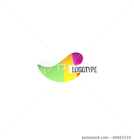 Abstract unusual logo. Colorful vector isolated logotype. Abstarct shape. Rhinoceros logo. Tusk logo. Fang logo. Tooth logo. Colorful fang logo. Abstract unusual logo. Colorful vector isolated logotype. Abstarct shape. Rhinoceros logo. Tusk logo. Fang logo. Tooth logo. Colorful fang logo. 60661519