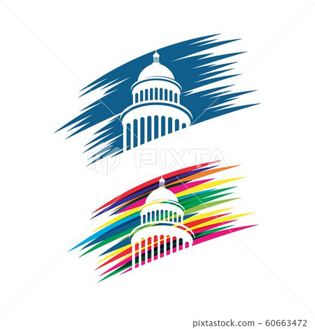 Capitol vector icon illustration 60663472
