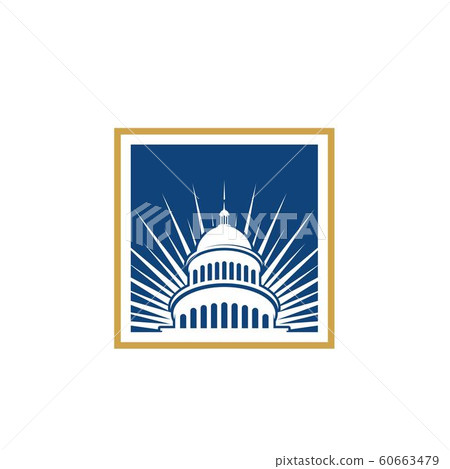 Capitol vector icon illustration Capitol vector icon illustration 60663479