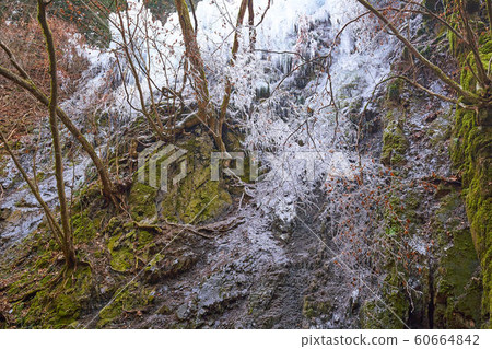 Saitama Prefecture Chichibu's Oeno Inner Valley ice pillar Saitama Prefecture Chichibu's Oeno Inner Valley ice pillar 60664842