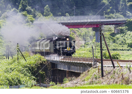 steam locomotive  60665376