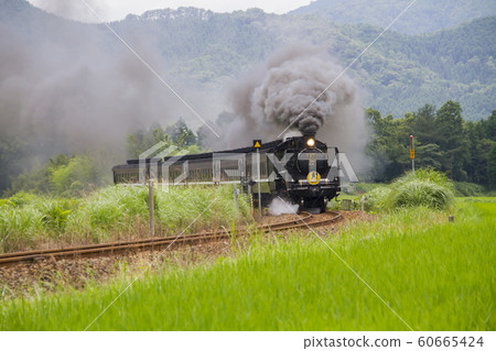 steam locomotive steam locomotive 60665424