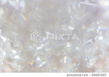 Blurred background texture concept of crystal light chandelier. 60665895