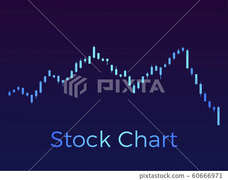 Stock chart, stock market trading. Schedule 60666971