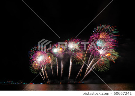 Fireworks light up the sky 60667241