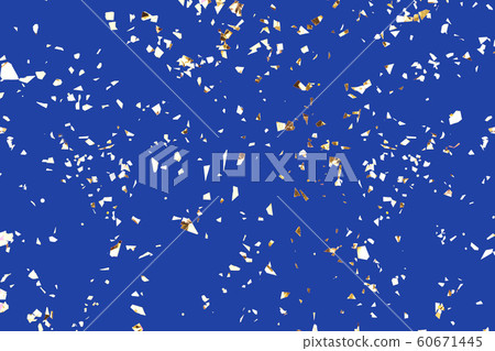 Golden sparkles on blue 60671445