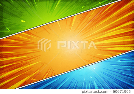 Comic Book Action Layout Background With Power Fx Comic Book Action Layout Background With Power Fx 60671905