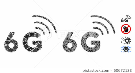 6G Mosaic Icon of Rugged Pieces 6G Mosaic Icon of Rugged Pieces 60672128