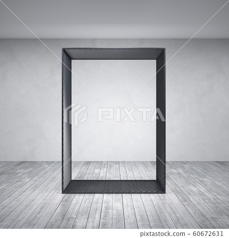 metal rack construction into the loft interior, 3d 60672631