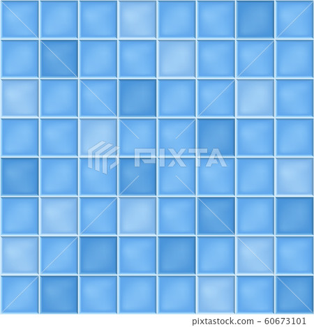 vector seamless background with blue mosaic tiles vector seamless background with blue mosaic tiles 60673101