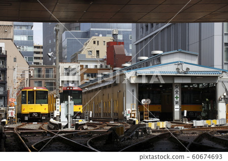 At Ueno Inspection Zone (Subway Ginza Line) 60674693