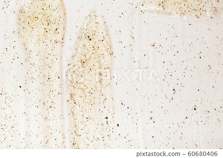 Scrub smear on white background 60680406