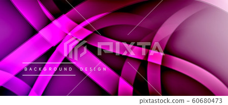 Dynamic trendy fluid color gradient abstract background with flowing wave lines. Vector Illustration Dynamic trendy fluid color gradient abstract background with flowing wave lines. Vector Illustration 60680473