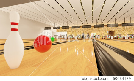 保齡球館與人圖1-64 保齡球館與人圖1-64 60684129