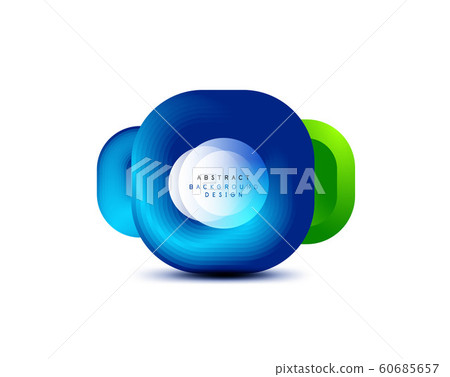 Square geometric banners with 3d smooth blend effect. Digital technology trendy icon design. Vector Illustration For Wallpaper, Banner, Background, Card, Book Illustration, landing page Square geometric banners with 3d smooth blend effect. Digital technology trendy icon design. Vector Illustration For Wallpaper, Banner, Background, Card, Book Illustration, landing page 60685657