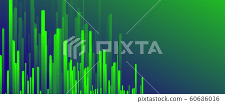 Fluid gradient lines, rain design concept, thin lines, dynamic template. Vector Illustration For Wallpaper, Banner, Background, Card, Book Illustration, landing page 60686016
