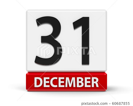 Cubes calendar 31st December Cubes calendar 31st December 60687855