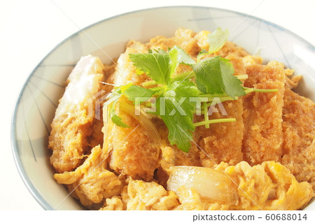Pork cutlet on rice  60688014