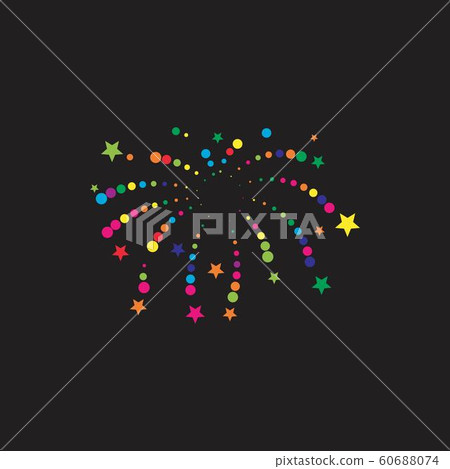 Firework vector icon illustration Firework vector icon illustration 60688074