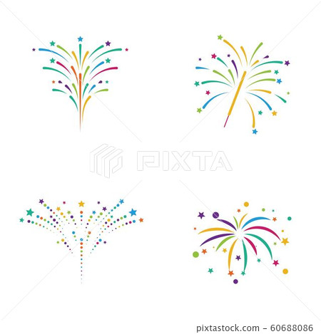 Firework vector icon illustration Firework vector icon illustration 60688086