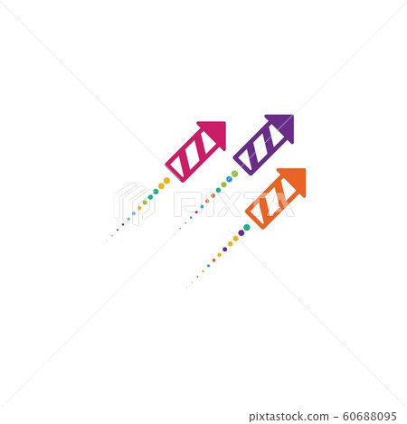 Firework vector icon illustration 60688095