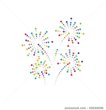 Firework vector icon illustration 60688096