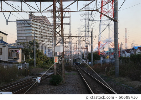 Hamakawasaki Line, a railway line connecting factory areas Hamakawasaki Line, a railway line connecting factory areas 60689410