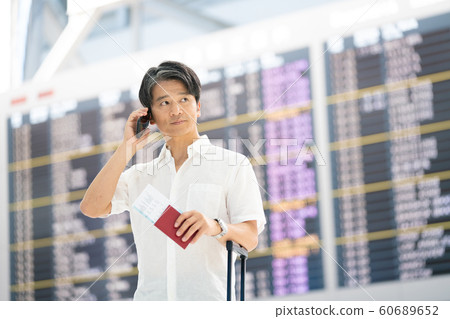 Travel Airport Meeting Smartphone Travel Airport Meeting Smartphone 60689652