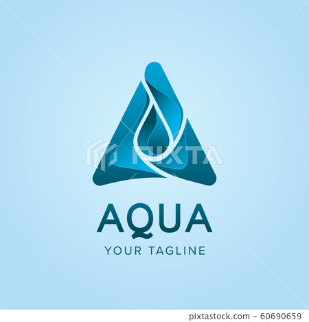 Aqua Logo Concept design template 60690659