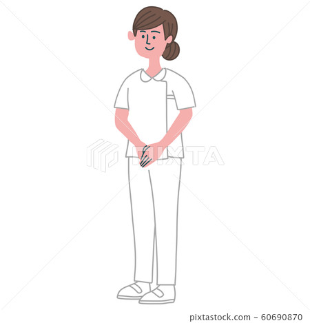 White robe nurse female White robe nurse female 60690870